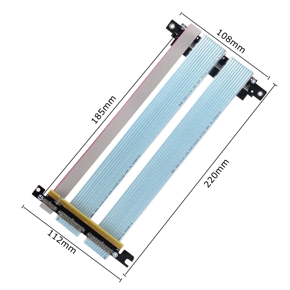 Grafische Kaart Verlengkabel PCIE 4.0 - Flexibele Riser Kabel Voor Gaming PC's