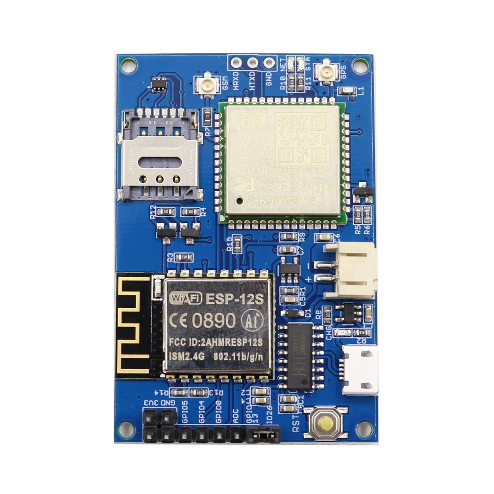 Elecrow ESP8266 ESP-12S A9 GSM GPRS IOT узел модуль IOT макетная плата с все в одном WiFi с GSM GPRS антенна