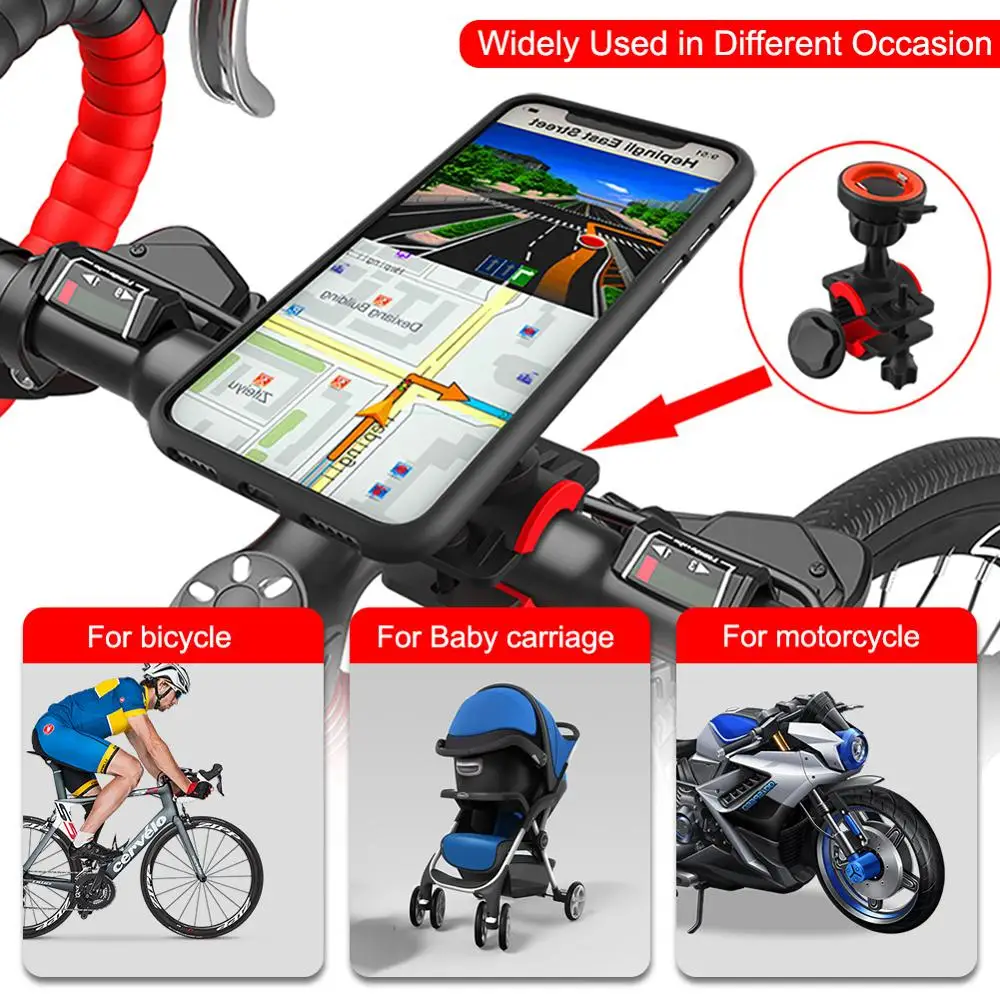 

Bike Phone Holder Bicycle Mobile Cellphone Holder Motorcycle Suporte Celular For iPhone Samsung Xiaomi Gsm Houder Fiets moto