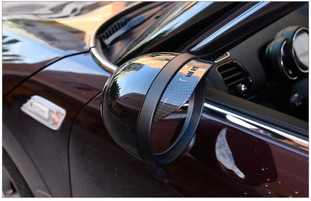 2 шт. Автомобильное зеркало заднего вида козырек перегородка брови Зеркало дефлектор крышка для Mini Cooper S One JCW R55 F60 универсальные автомобильные аксессуары