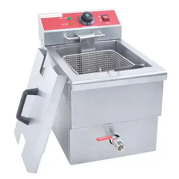 

FY-13L Electric 1 Tank Fryer Table Counter Top Electric 1 Tank Fryer With Ce