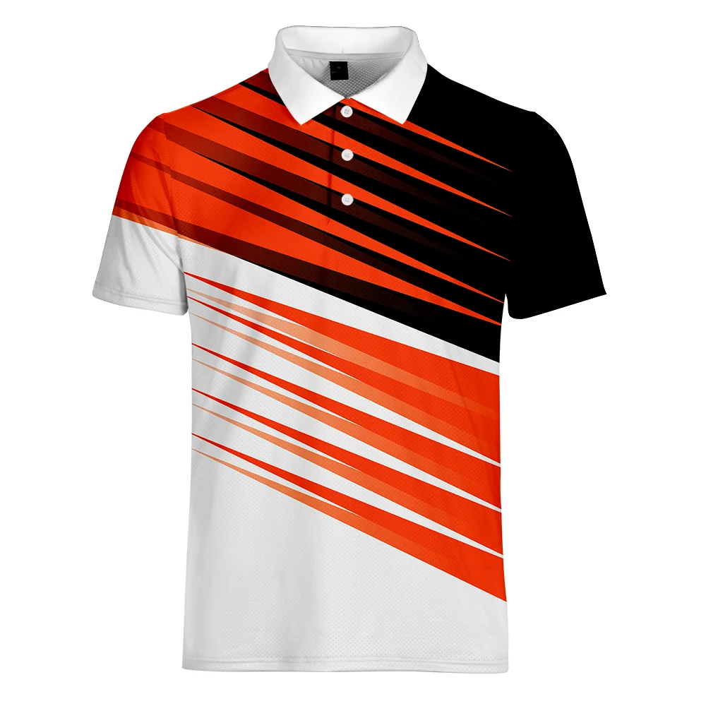 

WAMNI High Quality Tops&Tees Men's Polo shirts Business men brands Polo Shirts 3D Turn-down collar mens polo shirt Sport Tee