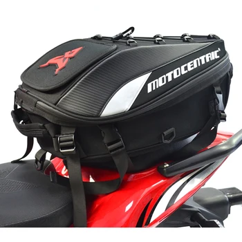 

Motorcycle Rider Backpack Multi Patterns Waterproof Motorcycle Tail Bag Multi-functional Durable Rear Seat Bag High Capacity