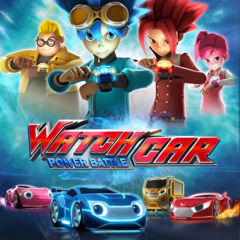 KIDAMI-Coche de juguete de aleación de 1/64 con reloj de dibujos animados para niños, Mini autobús TAYO modelo, Taxi, juguete educativo en miniatura