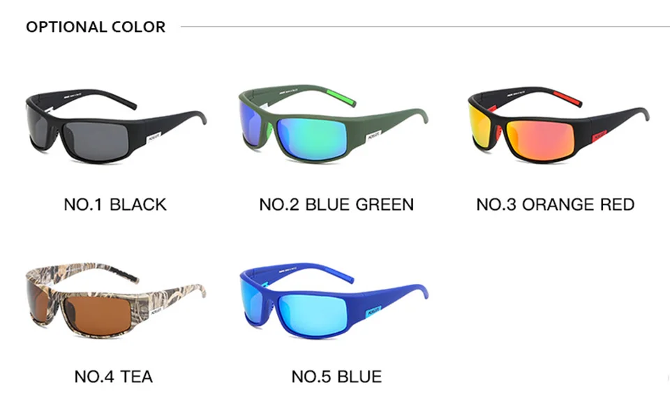 Бренд KDEAM мужские поляризованные солнцезащитные очки TR90 прямоугольное покрытие вождения очки спортивные очки Gafas De Sol