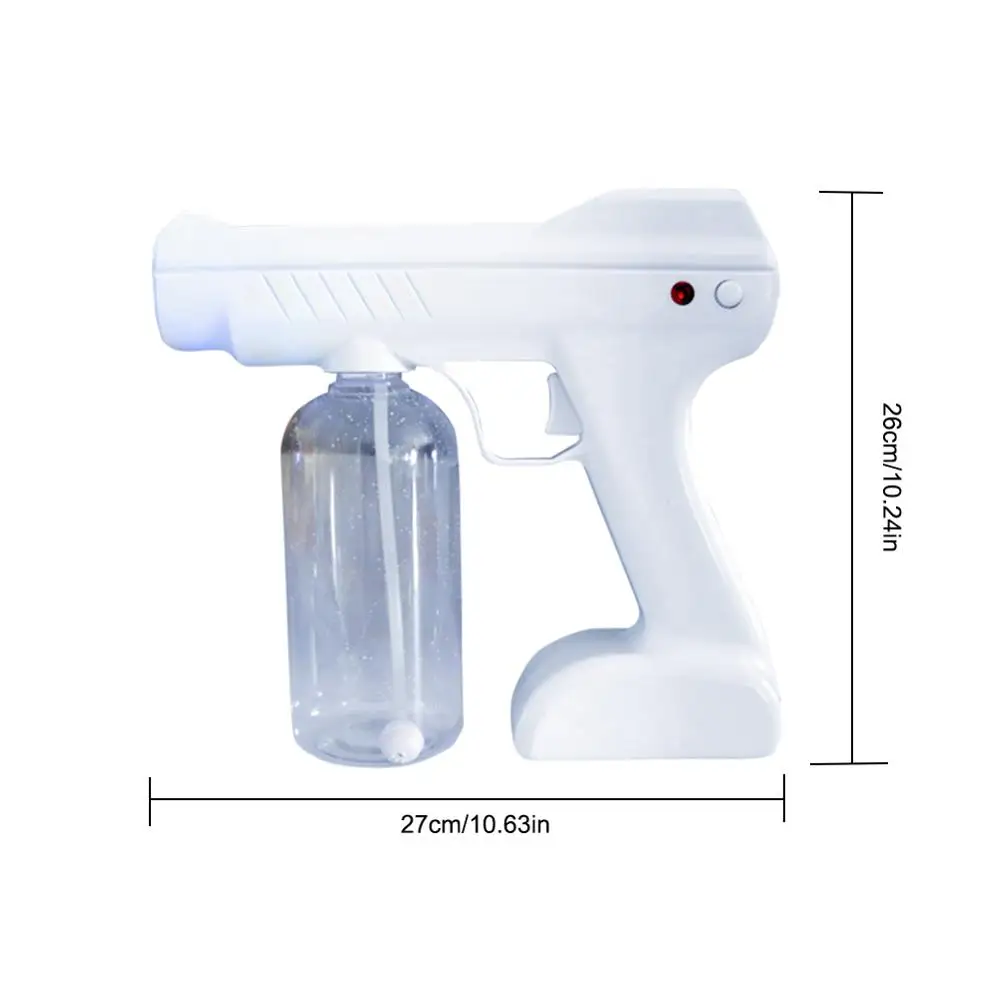 Rechargeable Electrostatic Battery Fogger Machine Portable Sprayer Gun wireless chargeing Nano Blue Ray Atomizer Office School-5