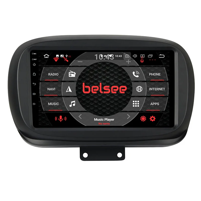 Belsee DSP Восьмиядерный CarPlay Android 9,0 авто радио gps навигация Мультимедиа для Fiat 500X2014