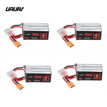 

1/2/4 PCS URUAV 22.2V 1050mAh 95C 6S Lipo Battery XT60 Plug For RC Quadcopter Multicopter Multirotor DIY Accessories Parts