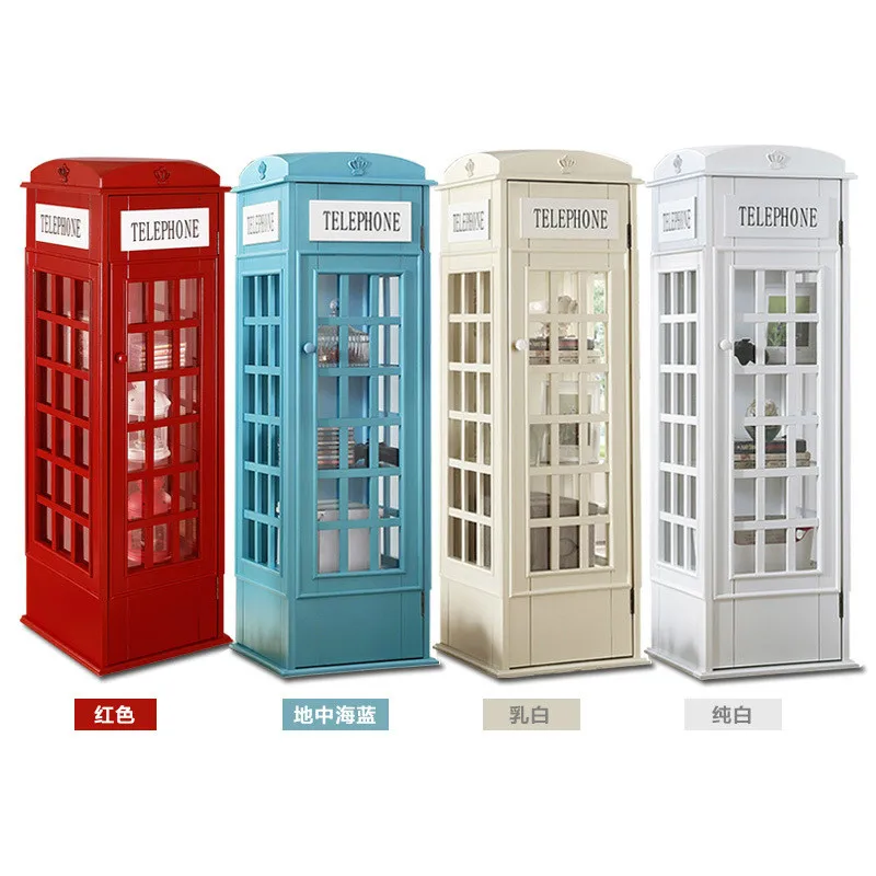 Phone Booth Bookcase