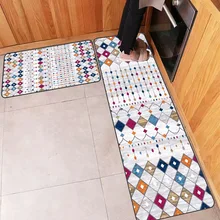 Ретро марокканский длинный кухонный коврик для ванной, напольный коврик, домашний коврик для входа, впитывающий ковер для спальни, гостиной, нескользящий