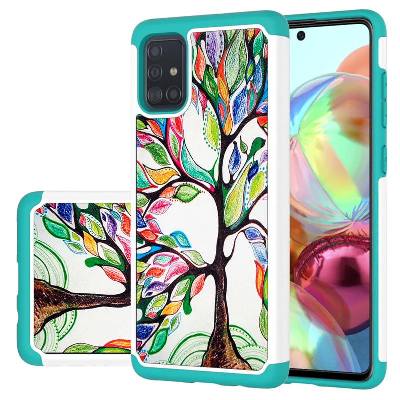 Чехол для Samsung A10E A20 A50 A51 A71 A11 A01 J3 J7 Модный чехол с цветочным узором из мягкой