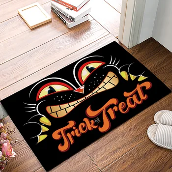 

Halloween Theme Cat Door Mat Outdoor Indoor Bathroom Carpet Welcome Mats For Front Door