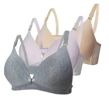 

Maternity Nursing Bra Wire Free Front Closure Breastfeeding Pregnant Women Sleeping Bras Soutien Gorge Allaitement Underwear