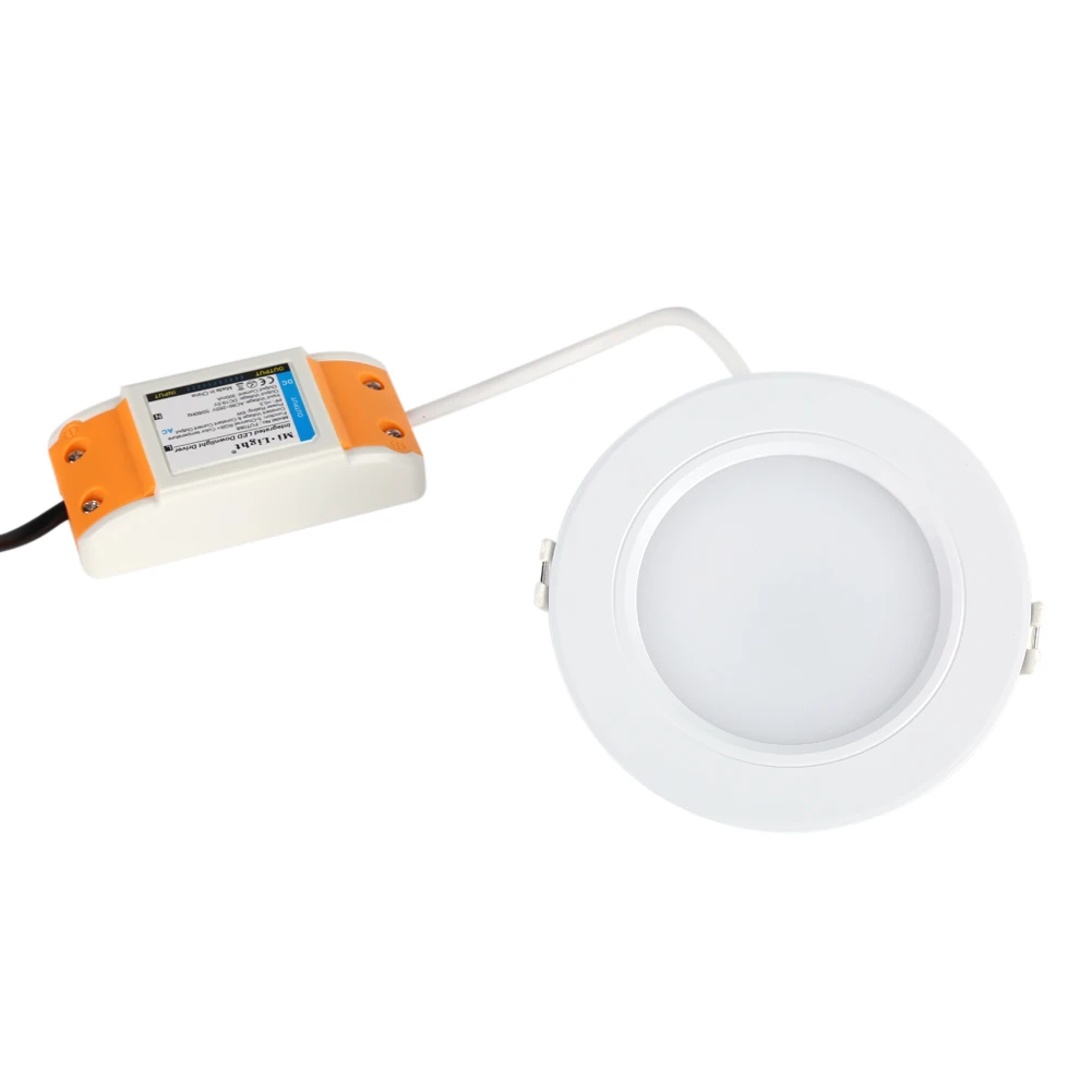 

High Efficient Transmitting Cover Milight 2.4G Wireless 6W RGB+CCT LED Downlight Dimmable Remote Controllable