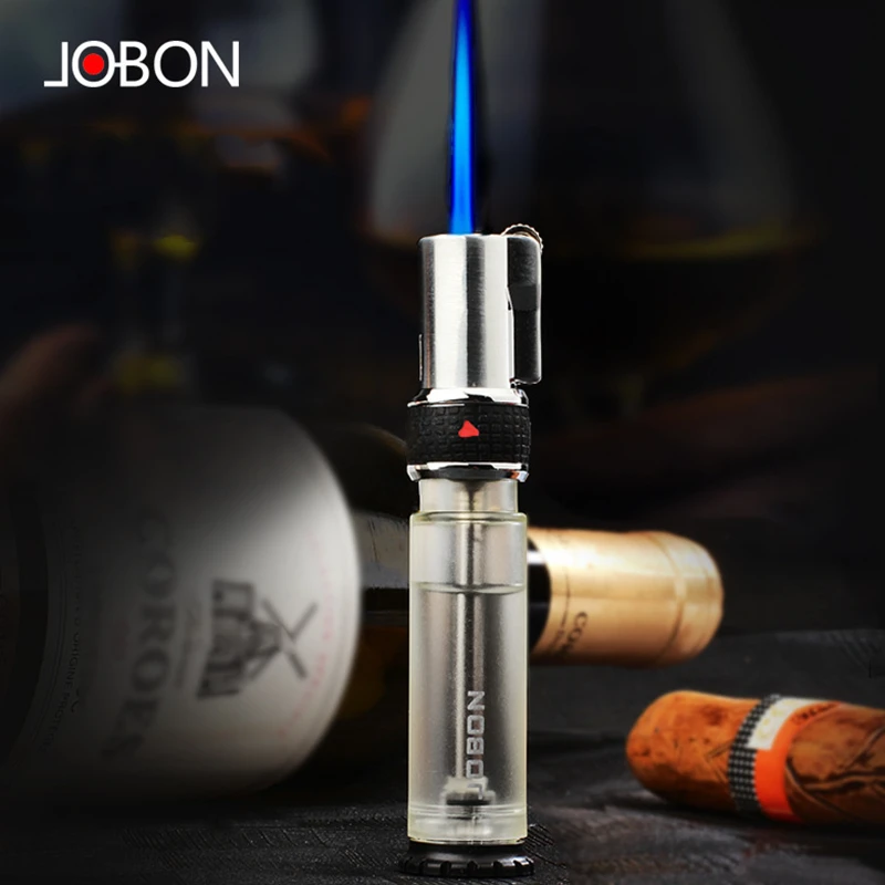 

2020 new Jobon Jet flint lighter turbo torch lighter inflatable butane windproof cigarette accessories grinding wheel lighter