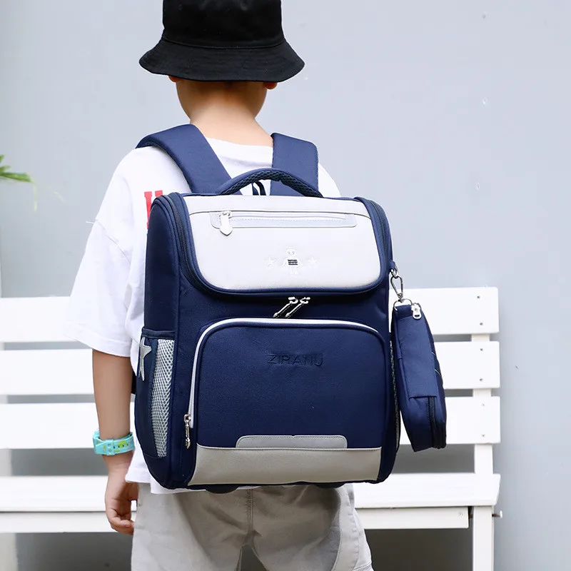 Новейшие детские школьные сумки для мальчиков и девочек, школьная сумка на колесиках, багажный рюкзак, съемные детские школьные сумки с 2/6/большими колесами