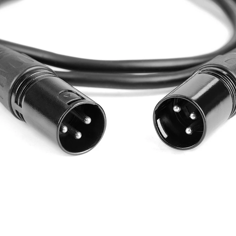 

3 Pin XLR Male To Male Microphone Extension Cable Audio Extension Cables Cord Wire Line