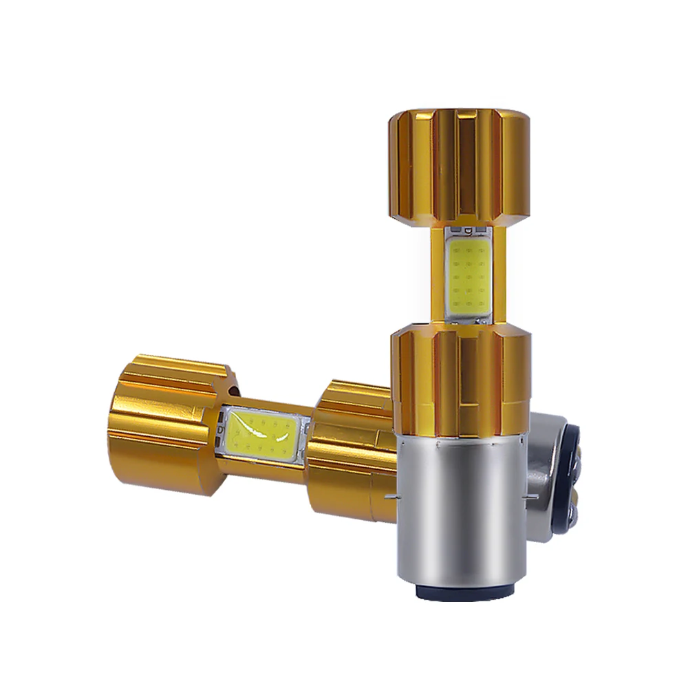 1 pcs of H4 H6 BA20D Led Motorcycle Headlight Bulbs COB LED 800LM Hi Lo Scooter Lamp Accessories Fog Lights | Автомобили и