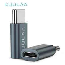KUULAA USB C адаптер типа OTG C на кабель зарядного устройства микро-usb конвертер для Macbook Pro samsung Galaxy S10 S9 huawei type-C USB OTG