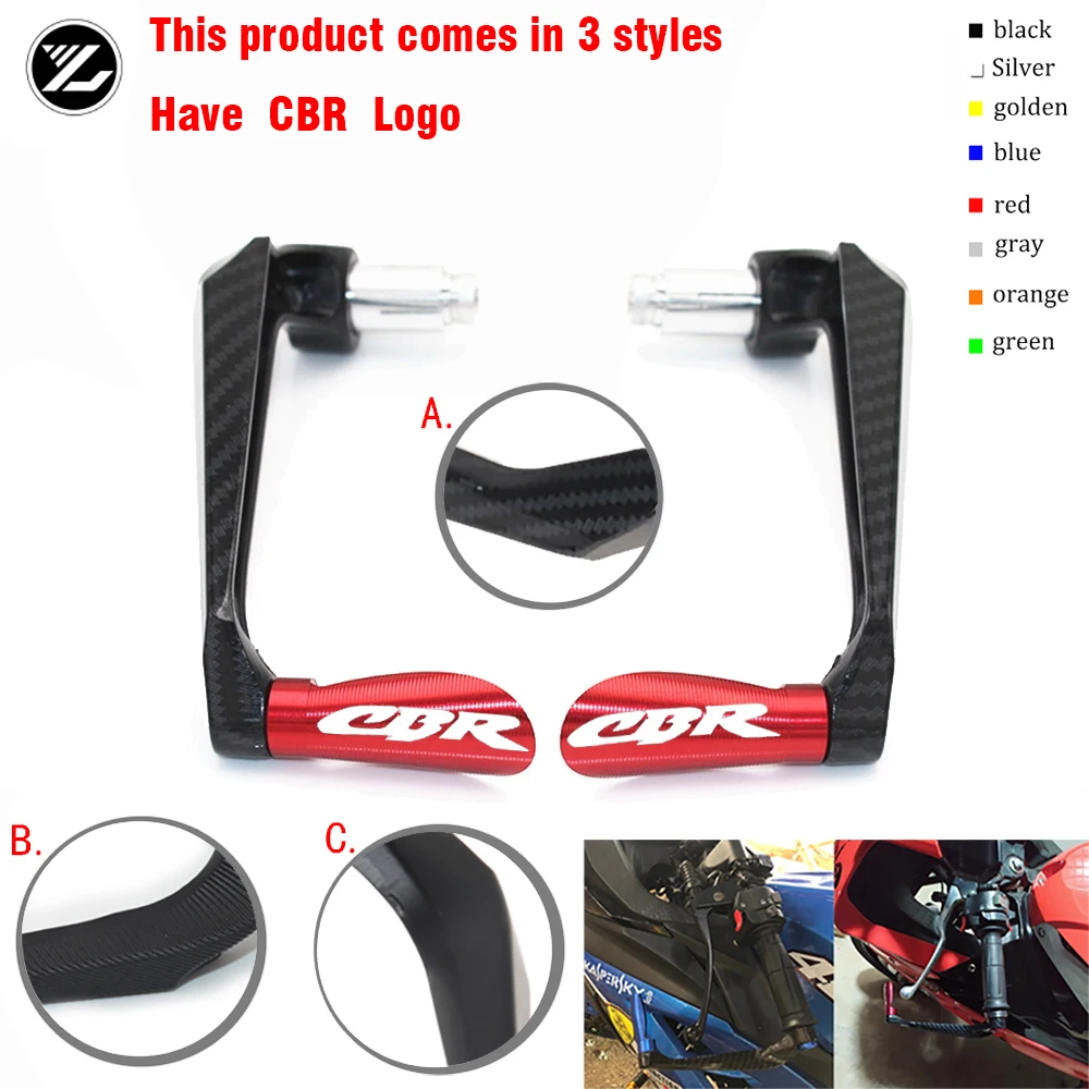 Motocycle Handlebar Handle grips Bar Ends Brake Clutch Levers Guard Protector For HONDA CBR600 250 150 600 929 954 RR CBR 650F | Автомобили