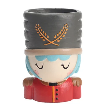 

Home Decoration Resin Material Flower Pot Walnut Fairy Tale Resin Flower Pot Garden Succulent Plant Pot Office Desktop Decor