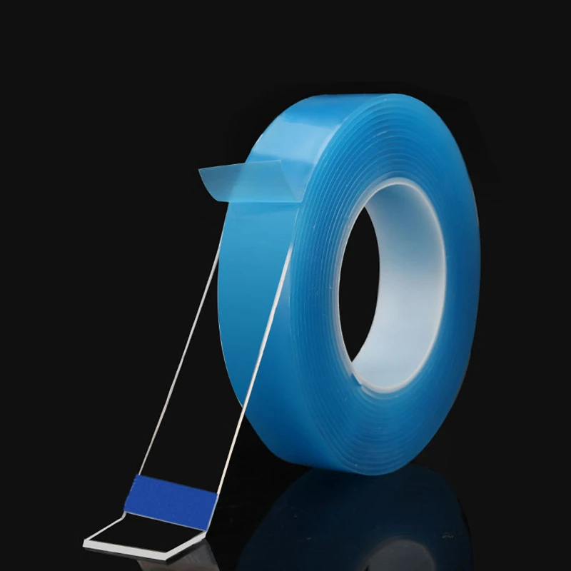 

500*3*0.2CM Multi function Double-Sided Nano Tape Mounting Double Adhesive Nano Trackless Washable Super Transparent Tape