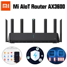 Xiaomi AIoT маршрутизатор AX3600 Wi-Fi 6 2,4G 5G 6 ядро 2976Mbs Gigabit скорость беспроводной усилитель сигнала модем 6 Wi-Fi антенны MU-MIMO сети