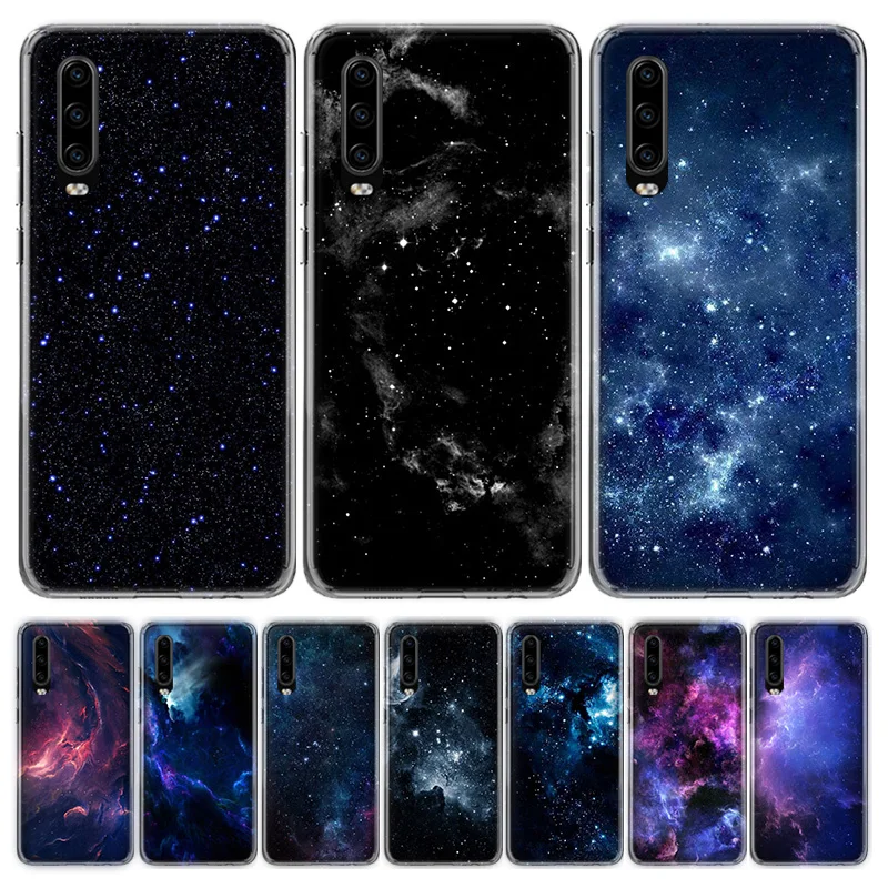 Чехол для телефона с рисунком космоса Love Sun And Moon Star Huawei Honor 9 10 20 Lite Pro V20 V30 7C 8C 7A 8A 7X 8X