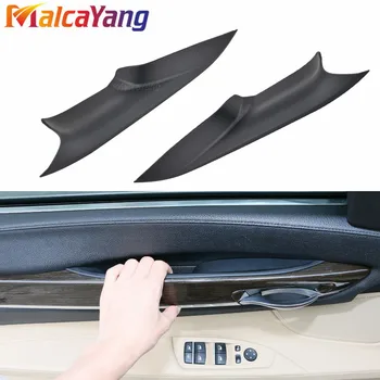 

ABS Car Interior Inner Door Panel Handle Pull Trim Cover For BMW 7 Series F01 F02 730i 740i 750i 760i 2008-2015 4Pcs/Set