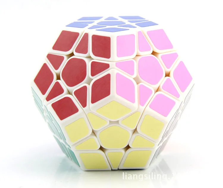 XMD Qi Heng Five Magic Cube клейкая бумага версия белый XMD Профессиональная 3-заказ 5 Кубик Рубика 12 поверхность тела замедление Fidg
