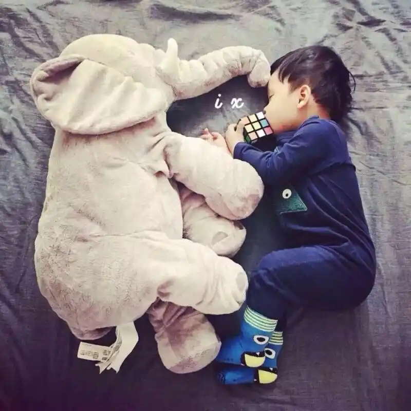 pudcoco long nose elephant doll infant soft pillo