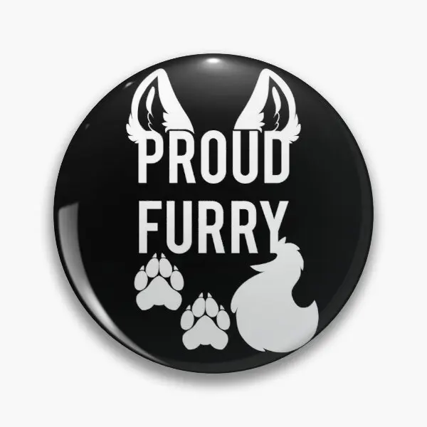 Женская металлическая брошь в виде мягкой пушистой булавки | Дом и сад