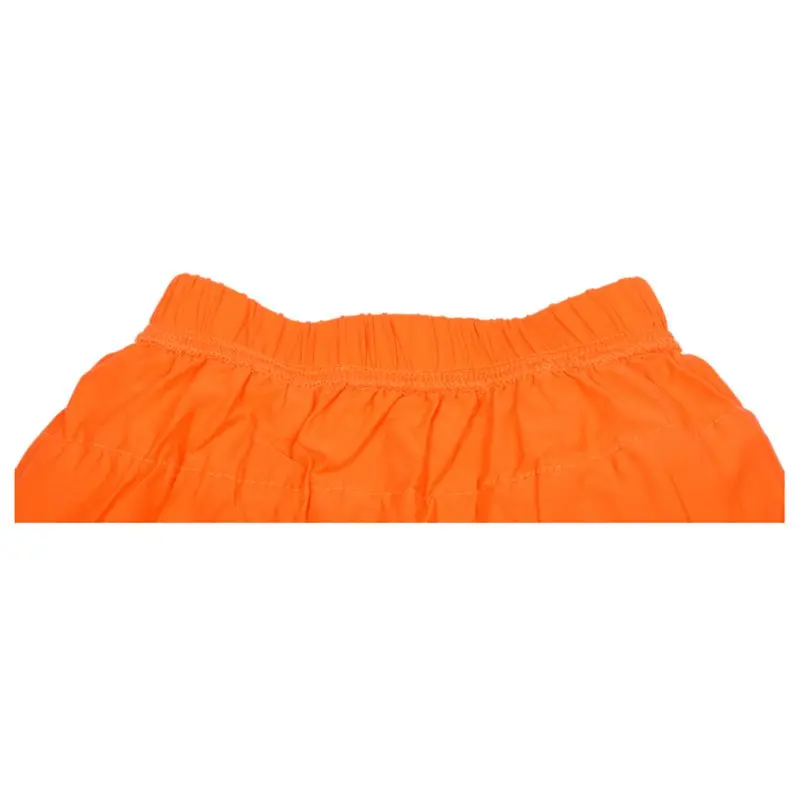 Платье для маленьких девочек платье принцессы с юбкой-пачкой Юбки Pettiskirt короткие Мини-платья танцевальная одежда orange 110 см