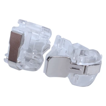 

1 Pair For PUBG Mobile Game Fire Button Aim Key Smart phone Gaming Trigger L1 R1 Shooter Controller White