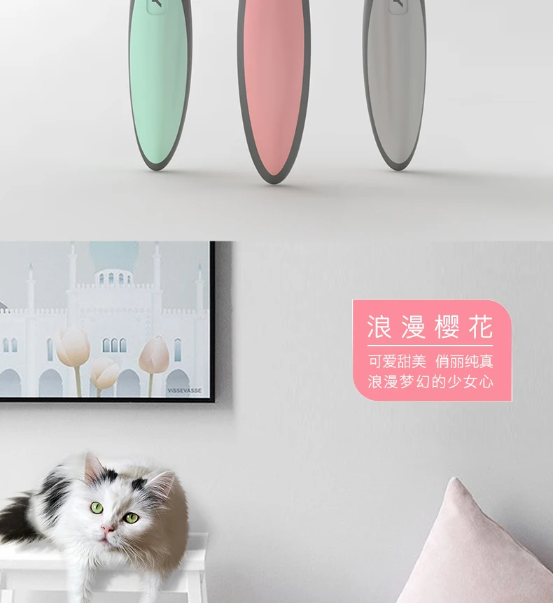 Xiaomi Youpin расческа для удаления шерсти домашних животных, игла для собак, кошек, щенков, щетка для чистки, инструменты для ухода, эргономичные принадлежности для домашних животных