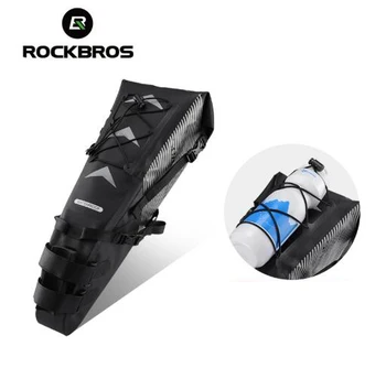 

ROCKBROS 10L Waterproof Bike Saddle Bag Cycling Foldable Tail Rear Seat Bag MTB Trunk Pannier Backpack Accessories
