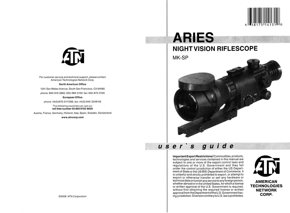 Eagleeye 2.5X Aries MK-SP ночное видение прицел для спорта на открытом воздухе Охота HK27-0009