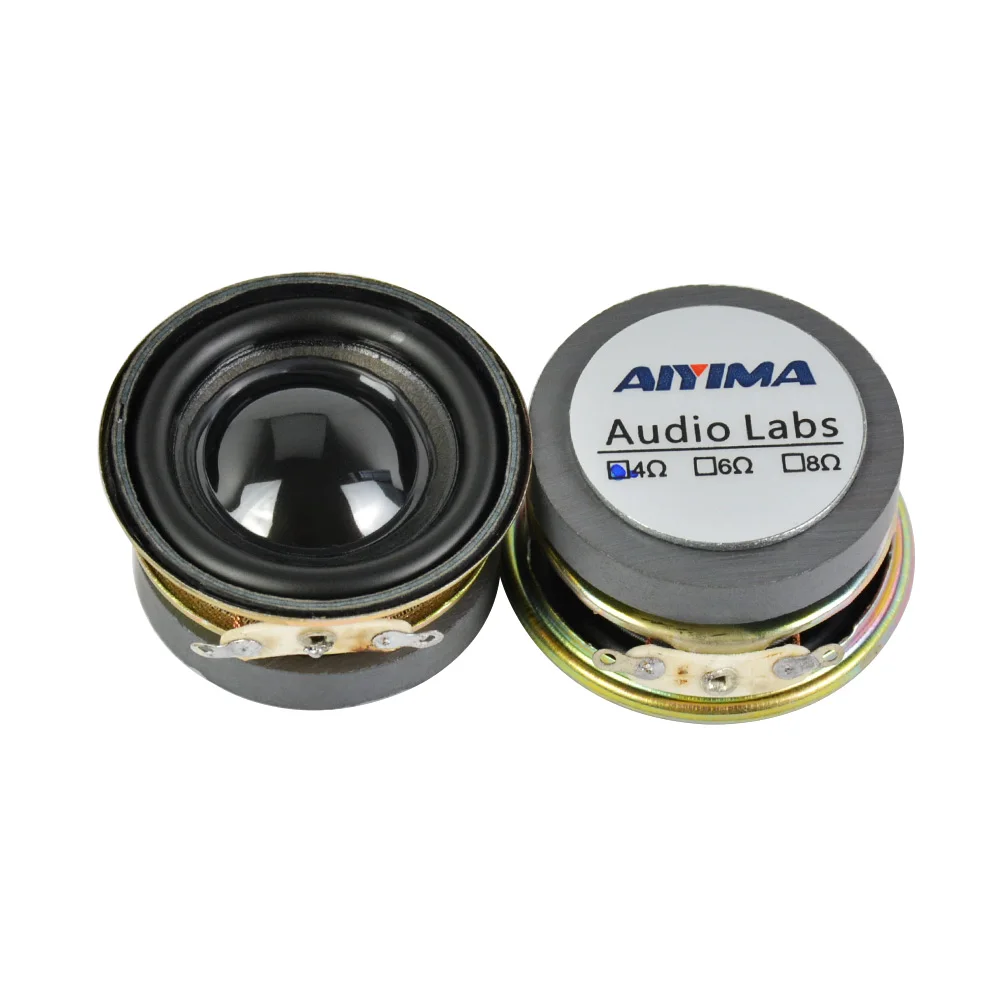 2Pcs 1.5 Inch Full Frequency Sound Speaker 40MM 4 Ohm 3W Bluetooth Speaker PU Basin Loudspeaker for Audio Amplifier DIY bluetooth speaker audio speakers