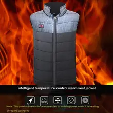 USB Инфракрасный жилет с подогревом, куртка, зимний жилет с подогревом, двойная система контроля температуры, двойная система контроля температуры