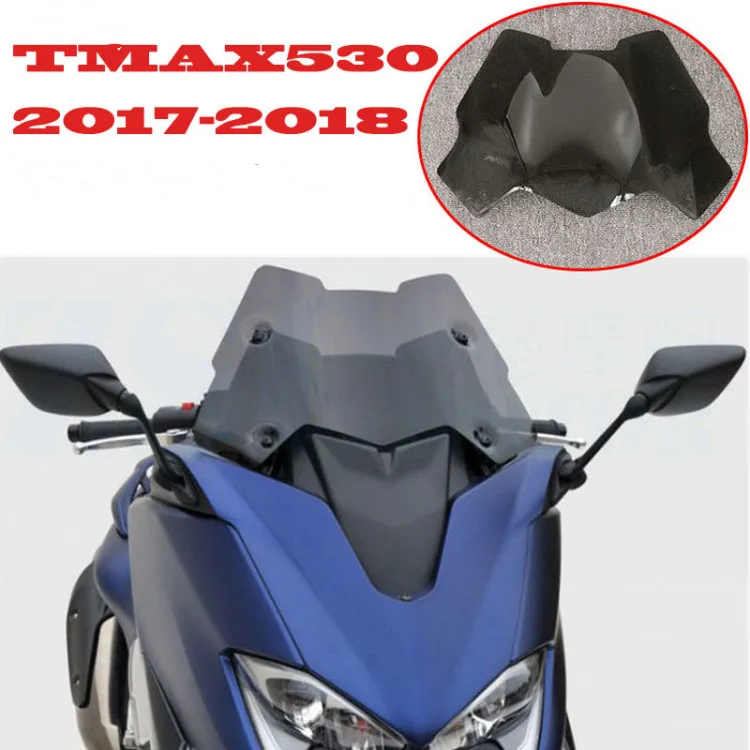 Для Yamaha TMAX 530 17 18 TMAX530 мотоцикл лобовое стекло пузырь ветровое стекло Дым Черный Ветер Дефлектор