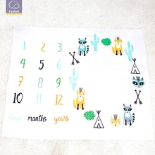 Elinfant/детское одеяло с цветочным принтом; милое мягкое одеяло для пеленания; модные купальные полотенца для новорожденных; Сделай Сам; для фотосъемки детей