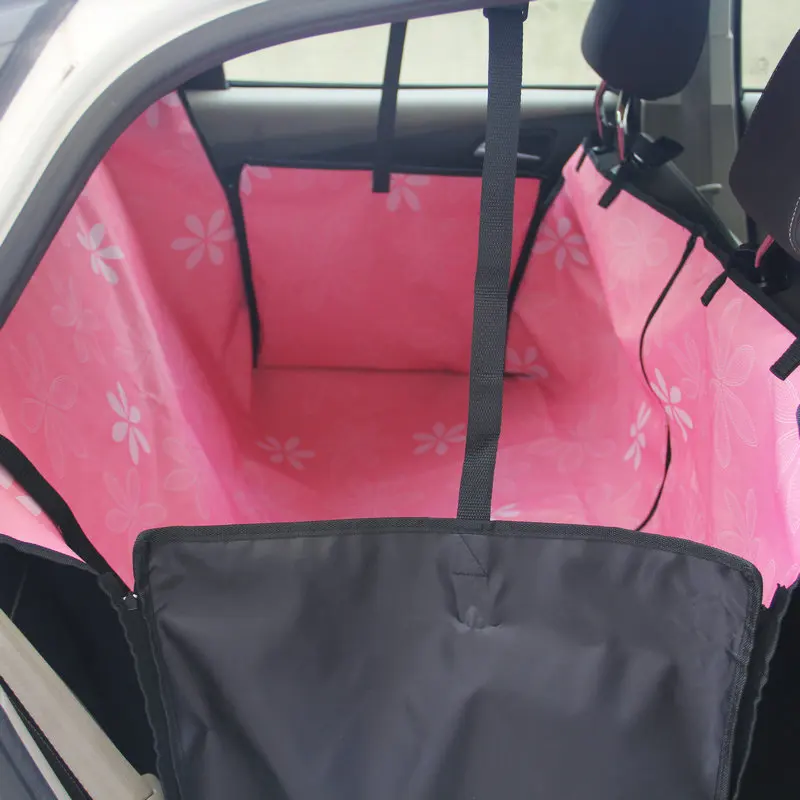 Pet Carriers Dog Car Seat Cover Carrying For Dogs Cats Mat Blanket Rear Back Protection Hammock transportin perro