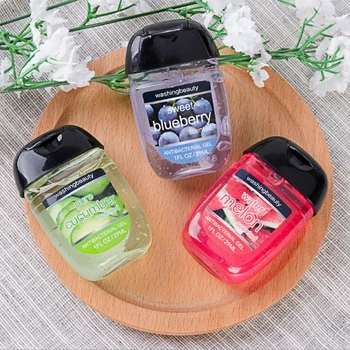 

30ml Hand Sanitizer Free Water Disposable Travel Portable Clean Moisturizing Leakage-Proof Safe Alcohol Gel Random Color 1Bottle