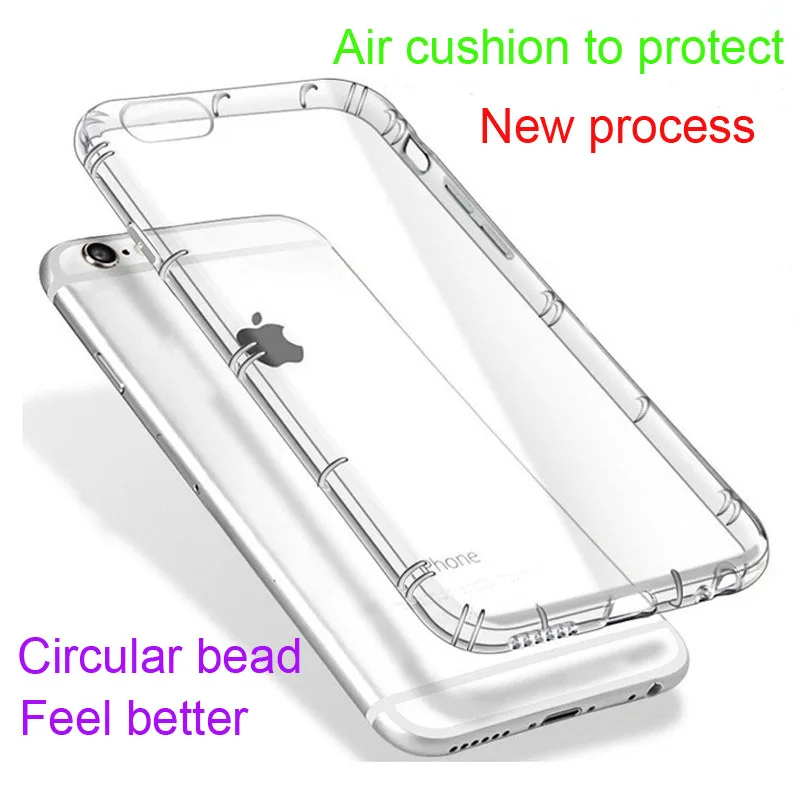 

1.5mm super-thick Air cushion to protect Shock-proof High Quality case new process delicate touch for iphone 11pro x 7 8p case