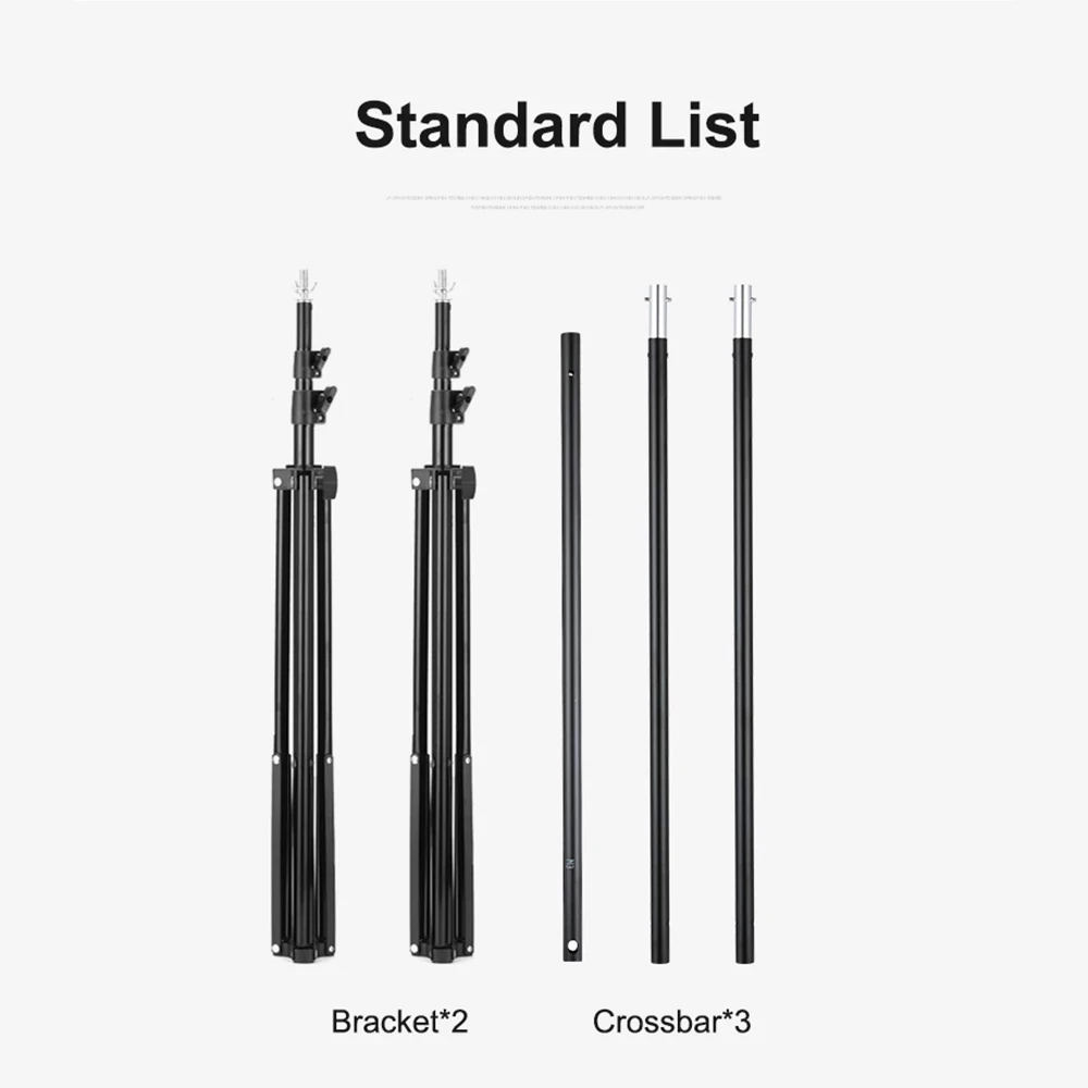 SOONPHO Tripod 2M Photography Background Backdrop Stand Support Picture Canvas Frame For Photo Video Studio Muslin Green Screen