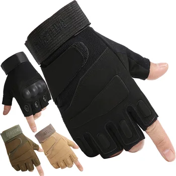 

Outdoor Gloves Sports Military Tactical Hunting Hiking Glove Half Finger Paintball Camping Motorcyle Racing Cycling Gloves