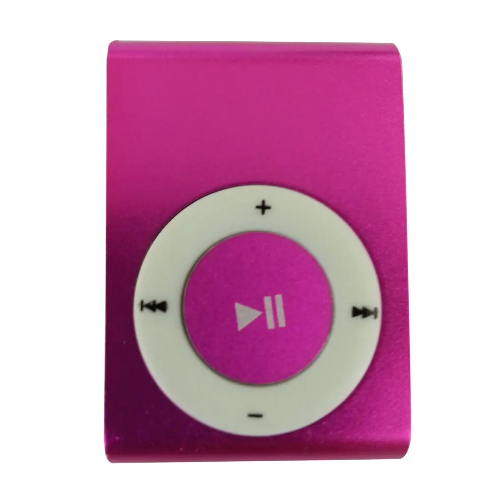 Портативный металлический экран карта Mp3 железный зажим плеер студенческий