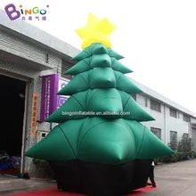 Изысканная ручная работа 6mH надувная Рождественская елка для наружного украшения/надувная Рождественская елка для демонстрации игрушек