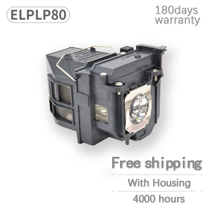 Replacement ELPLP80 Projector Lamp Buld PowerLite 580 PowerLite585W