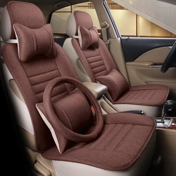 

WLMWL Universal Leather Car seat cover for Geely Emgrand EC7 X7 FE1 all models car accessorie styling auto Cushion